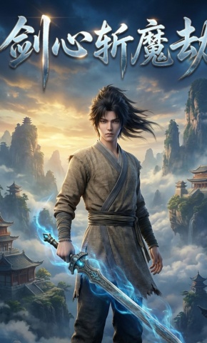 短剧《剑心斩魔劫》海报