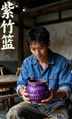 短剧《紫竹篮》海报