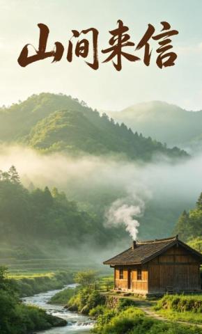 短剧《山间来信》海报