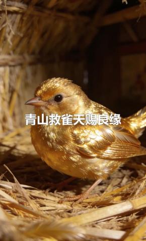 短剧《青山救雀天赐良缘》海报