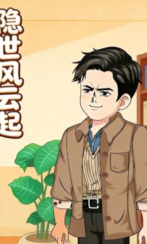 短剧《隐世风云起》海报