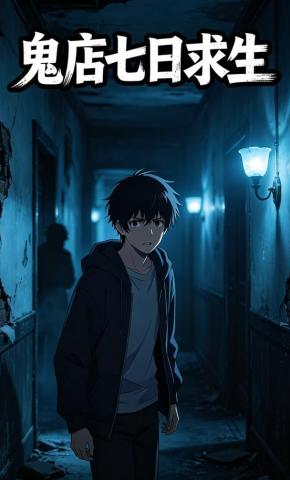 短剧《鬼店七日求生》海报