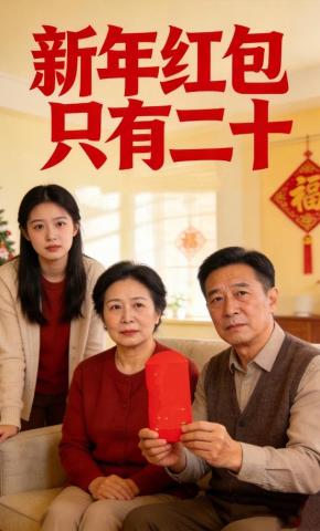 短剧《新年红包只有二十》海报