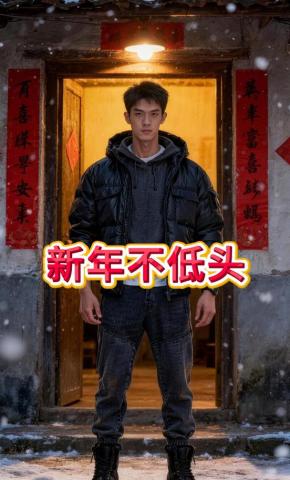 短剧《新年不低头》海报