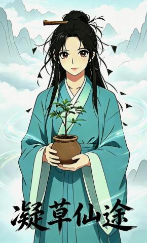 短剧《凝草仙途》海报