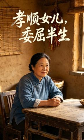 短剧《孝顺女儿，委屈半生》海报