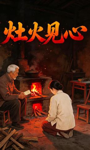 短剧《灶火见心》海报