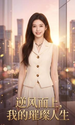 短剧《逆风而上，我的璀璨人生》海报