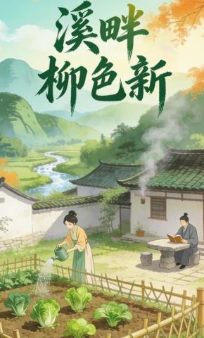 短剧《溪畔柳色新》海报