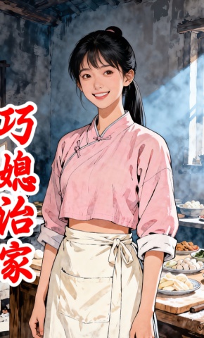 短剧《巧媳治家》海报