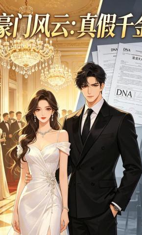 短剧《豪门风云：真假千金》海报