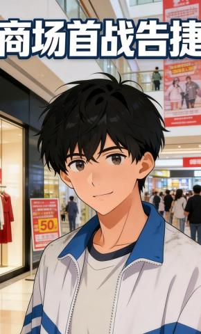 短剧《商场首战告捷》海报