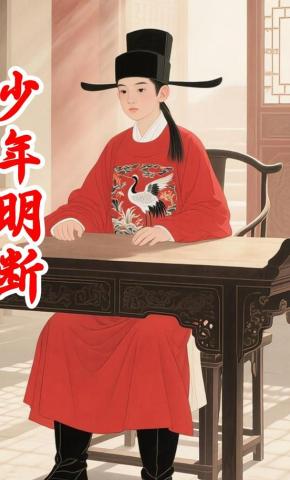 短剧《少年明断》海报