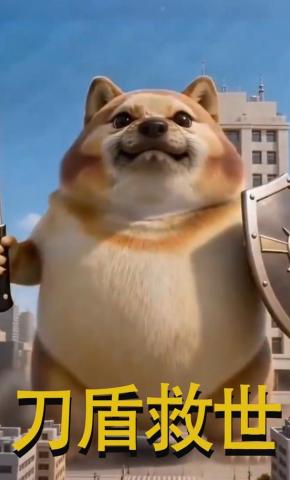 短剧《刀盾救世》海报