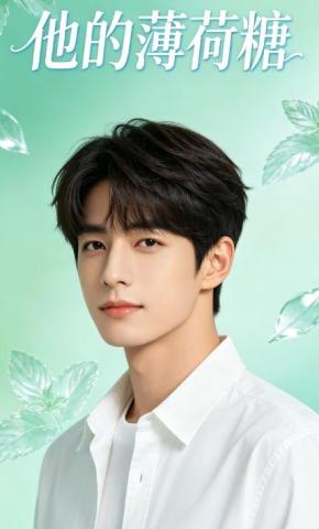 短剧《他的薄荷糖》海报