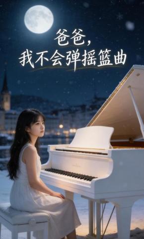 短剧《爸爸，我不会弹摇篮曲》海报