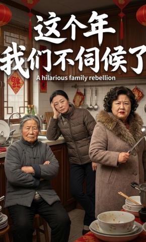 短剧《这个年，我们不伺候了》海报