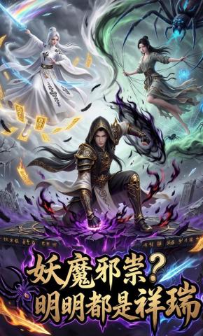 短剧《妖魔邪祟？明明都是祥瑞！》海报