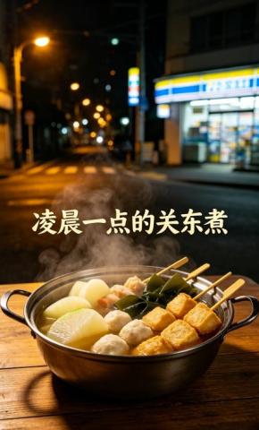 短剧《凌晨一点的关东煮》海报