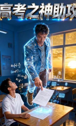 短剧《高考之神助攻》海报