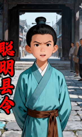 短剧《聪明县令》海报