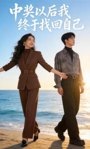 短剧《中奖以后我终于找回自己》海报