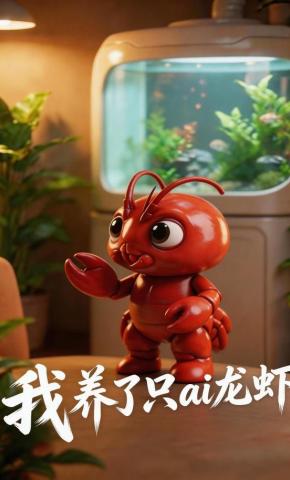 短剧《我养了只ai小龙虾》海报