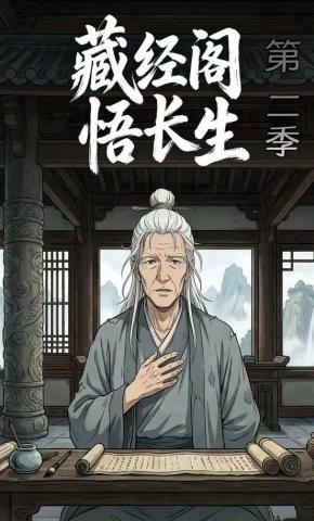 短剧《藏经阁悟长生第二季》海报