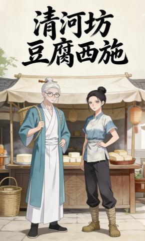 短剧《清河坊豆腐西施》海报