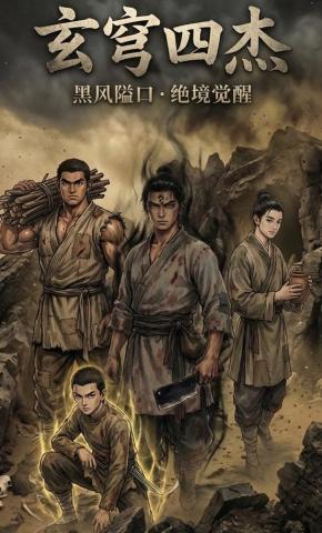短剧《玄穹四杰》海报
