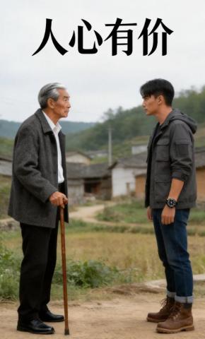 短剧《人心有价》海报