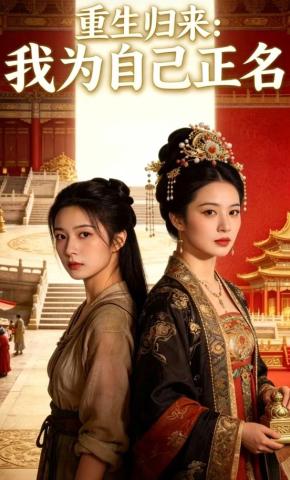 短剧《重生归来：我为自己正名》海报