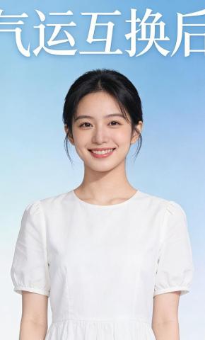 短剧《气运互换后》海报