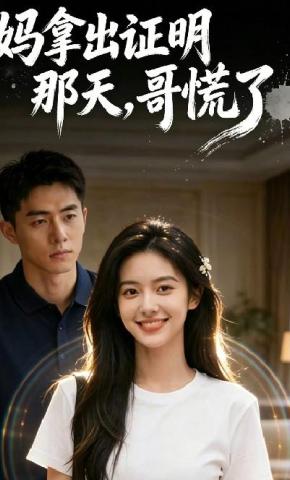 短剧《妈拿出证明那天，哥慌了》海报