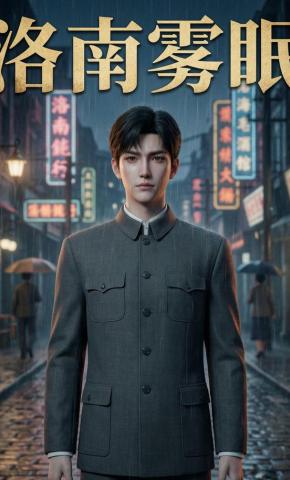 短剧《洛南雾眠》海报