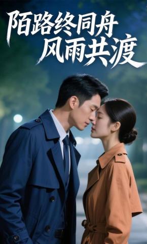 短剧《陌路终同舟风雨共渡》海报
