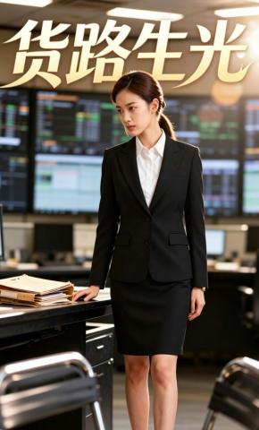 短剧《货路生光》海报