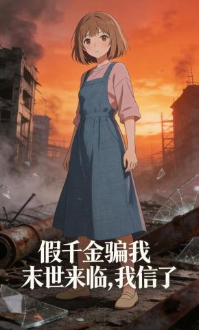 短剧《假千金骗我末世来临，我信了》海报