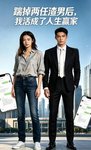 短剧《踹掉两任渣男后，我活成了人生赢家》海报