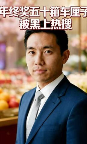 短剧《年终奖五十箱车厘子，被黑上热搜》海报