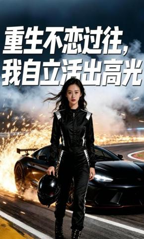 短剧《重生不恋过往，我自立活出高光》海报