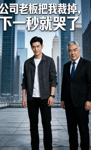 短剧《公司老板把我裁掉，下一秒就哭了》海报