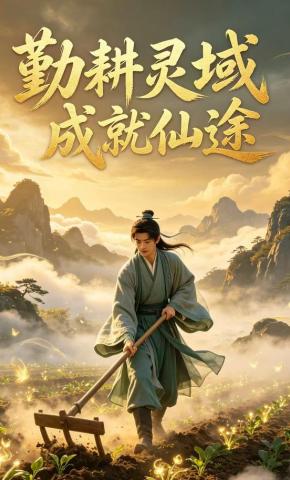 短剧《勤耕灵域成就仙途》海报