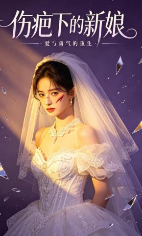 短剧《伤疤下的新娘》海报