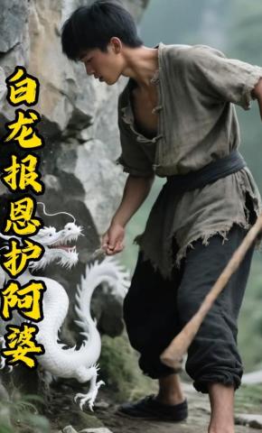 短剧《白龙报恩护阿婆》海报
