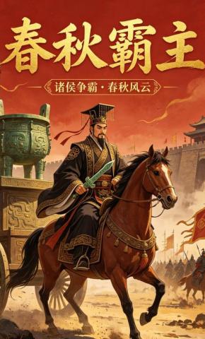 短剧《春秋霸主》海报
