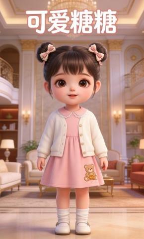 短剧《可爱糖糖》海报