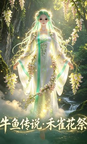短剧《牛鱼传说禾雀花祭》海报