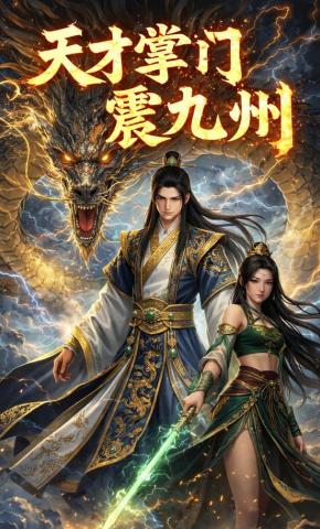 短剧《天才掌门震九州》海报