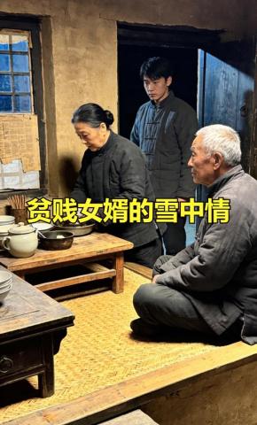 短剧《贫贱女婿的雪中情》海报